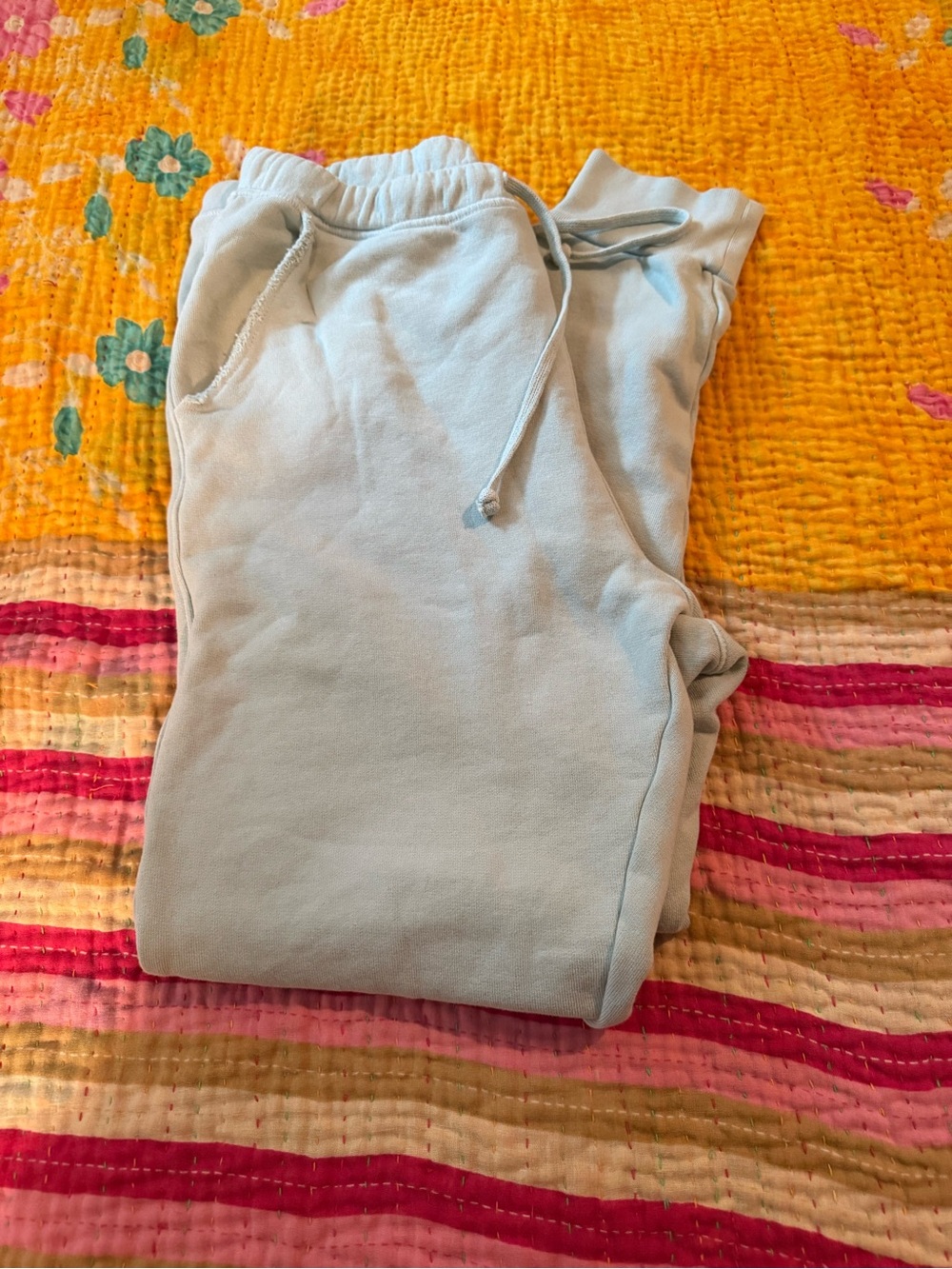 Light Blue Kids Sweatpants - Casual Comfort - Picture 2 of 15